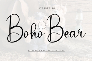 Boho Bear Font Download