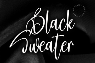 Black Sweater Font Download