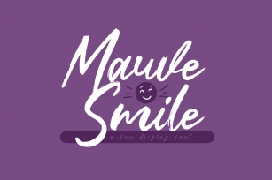 Mauve Smile Font Download