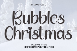 Bubbles Christmas Font Download