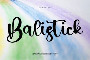 Balistick Font Download