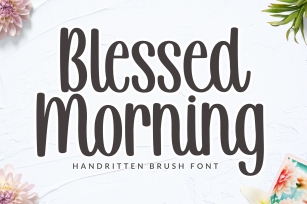 Blessed Morning Font Download