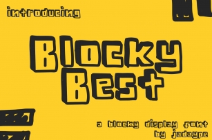 Blocky Best Font Download