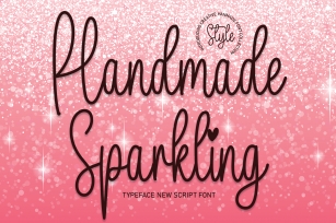 Handmade Sparkling Font Download