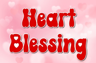 Heart Blessing Font Download
