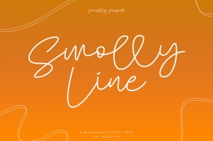 Smolly Line Font Download