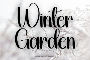 Wintergarden Font Download