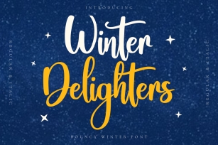 Winter Delighters Font Download