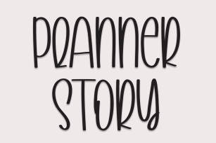 Planner Story Font Download