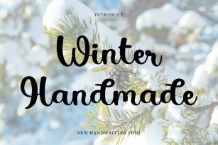 Winter Handmade Font Download