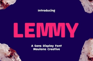 Lemmy Sans Display Font Font Download