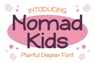 Nomad Kids - Playful Display Font Font Download