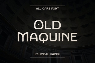Old Maquine Font Download