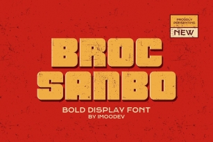 Broc Sanbo - Bold Font Font Download