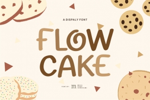 Flowcake | A Display Font Font Download