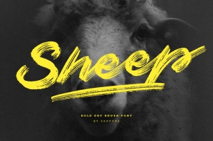 Sheep BRUSH Font Download