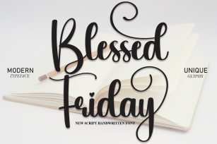 Blessed Friday Font Download
