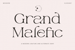 Grand Malefic Font Download