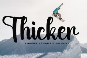 Thicker Font Download