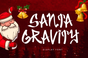 Santa Gravity Font Download