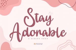 Stay Adorable Font Download