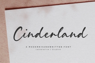 Cinderland Font Download