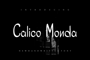 Calico Monda Font Download
