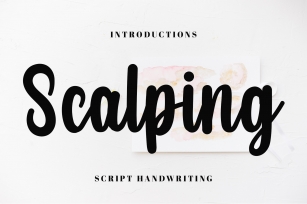 Scalping Font Download