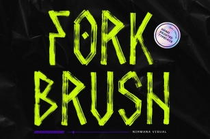 Fork Brush Font Download