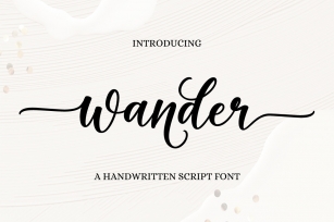 Wander Font Download
