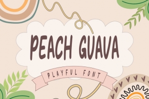Peach Guava - Cute Playful LA Font Download