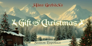Gift Of Christmas Font Download