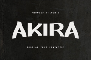 Akira Monoletter Font Download