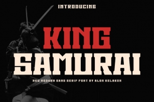 King Samurai Font Font Download