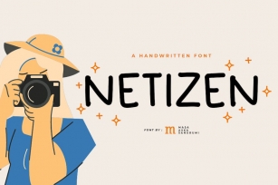 Netizen | A Handwritten Font Font Download
