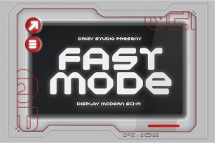 Fastmode - Modern Sci-fi Font Font Download