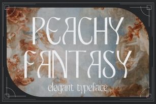 Peachy Fantasy - Art Nouveau Display Font Download