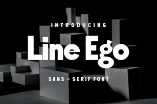 Line Ego Font Font Download