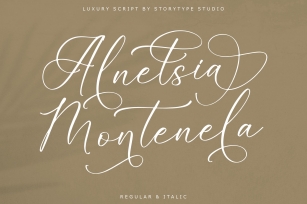 Alnetsia Montenela Font Download