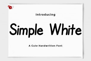 Simple White Font Download