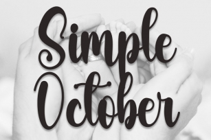 Simple October Font Download