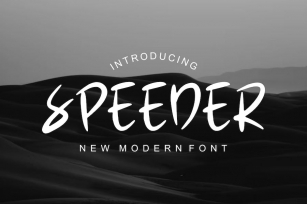 Speeder font Font Download