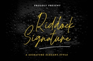 Elegant Signature font Font Download