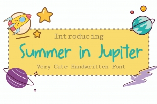 Summer In Jupiter Font Download