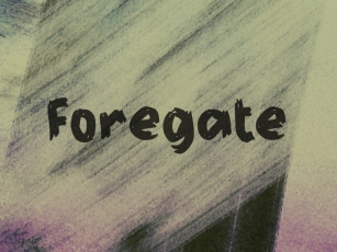 F Foregate Font Download