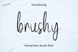 Brushy Font Download