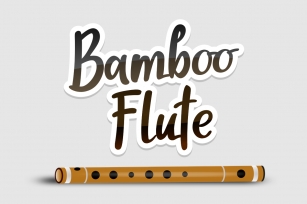 Bamboo Flute Font Download
