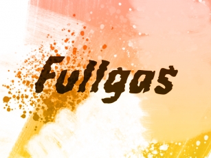 F Fullgas Font Download