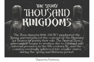 Dynasty Fantasy Black Font Download