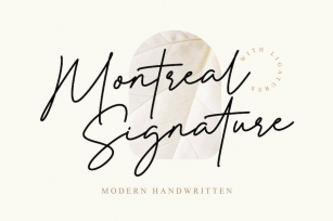 Montreal Signature Font Download